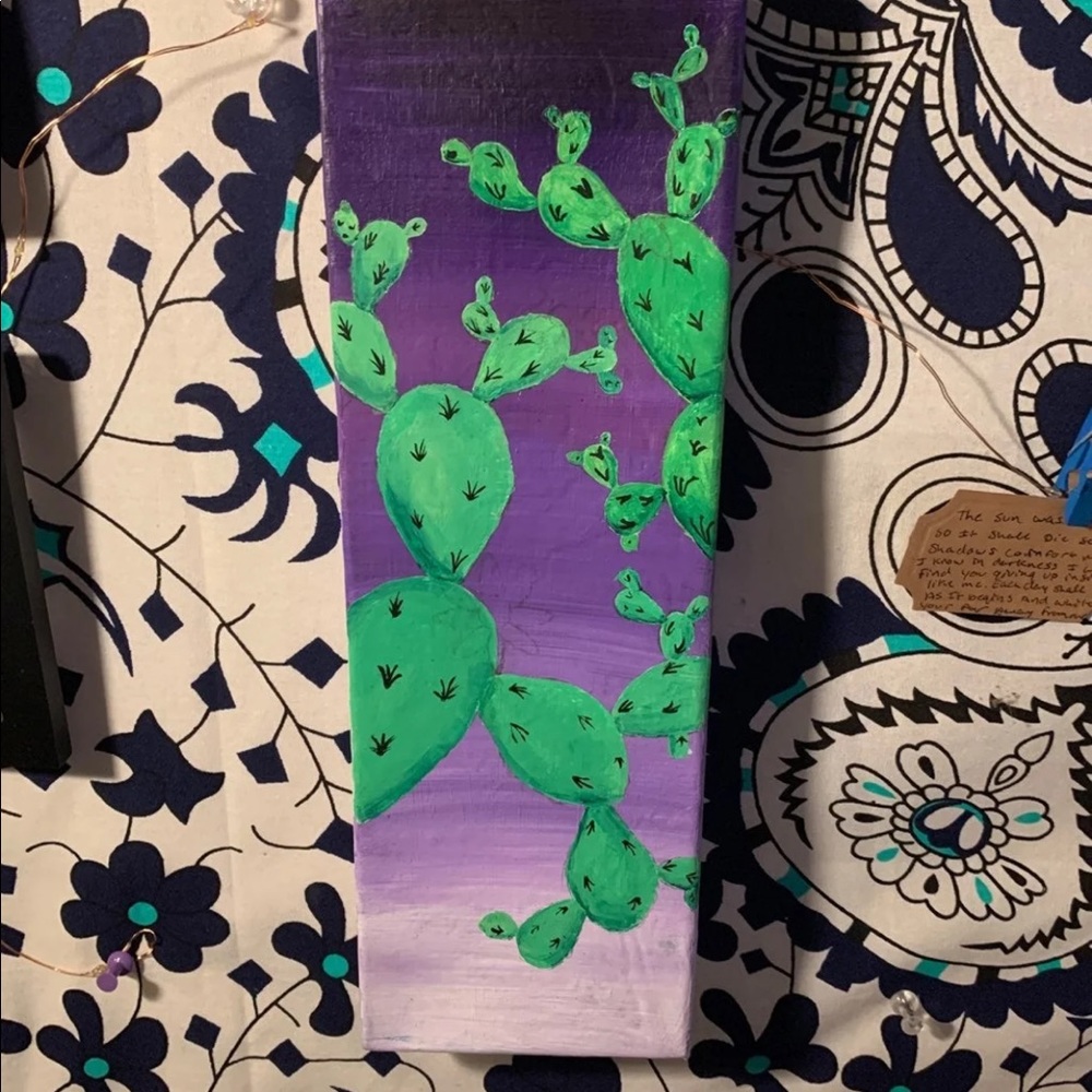 Cactus painting